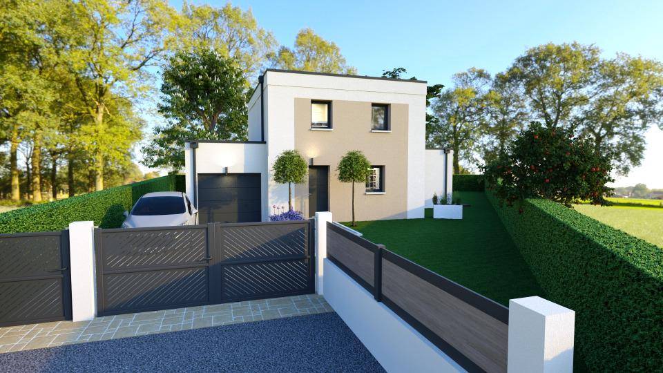 Programme terrain + maison à Éterville en Calvados (14) de 100 m² à vendre au prix de 310000€ - 1