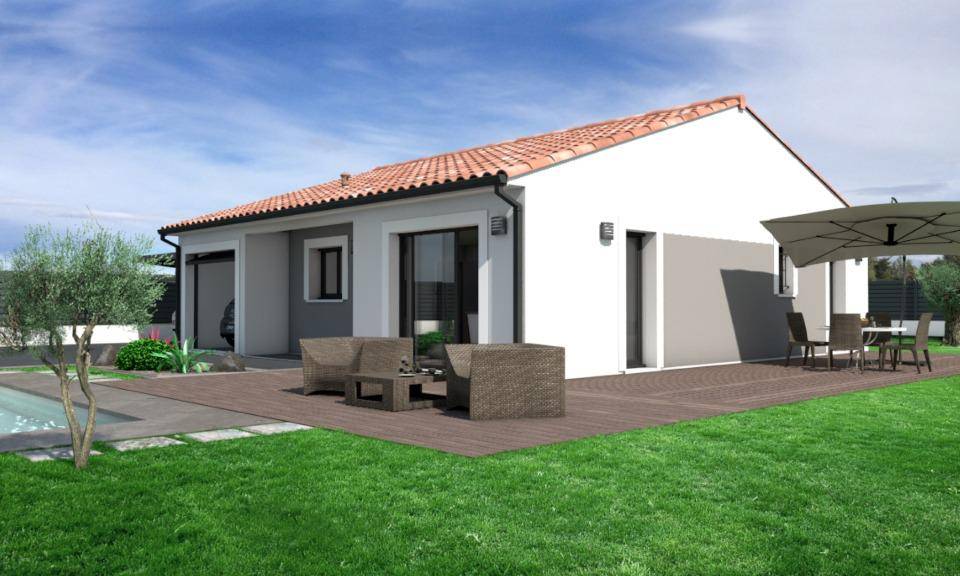 Programme terrain + maison à Paulhan en Hérault (34) de 86 m² à vendre au prix de 287960€ - 2