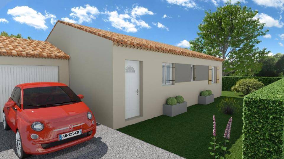 Programme terrain + maison à Caseneuve en Vaucluse (84) de 80 m² à vendre au prix de 299500€ - 2