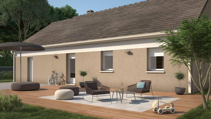 Programme terrain + maison à Les Monts du Roumois en Eure (27) de 92 m² à vendre au prix de 198000€ - 2
