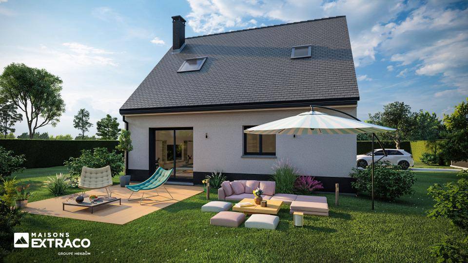 Programme terrain + maison à Freneuse en Yvelines (78) de 52 m² à vendre au prix de 222000€ - 2