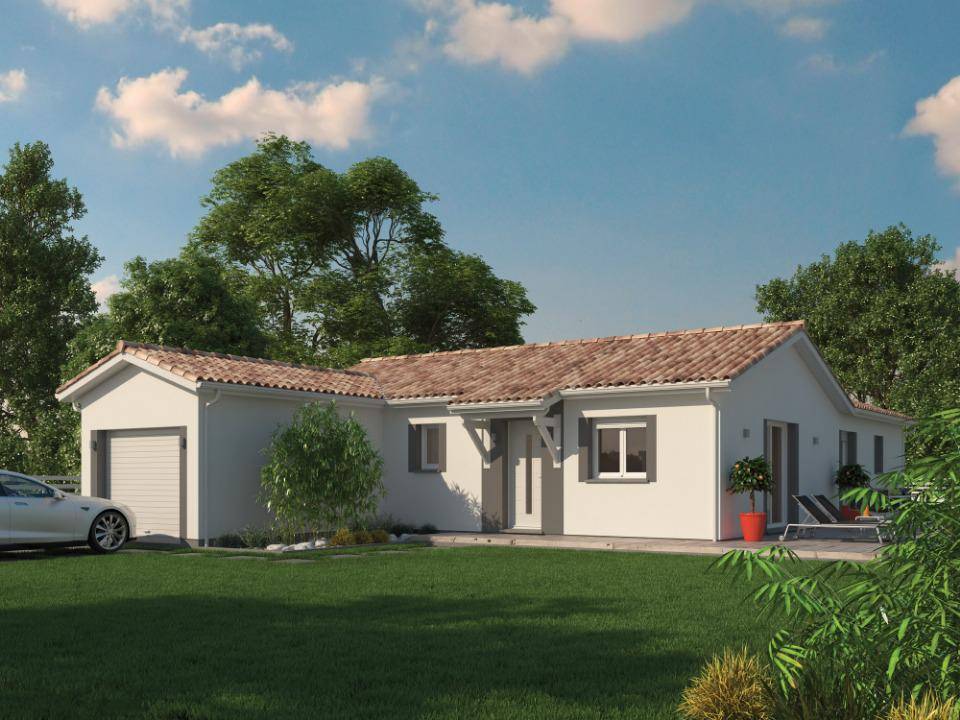 Programme terrain + maison à Magescq en Landes (40) de 99 m² à vendre au prix de 331000€ - 1