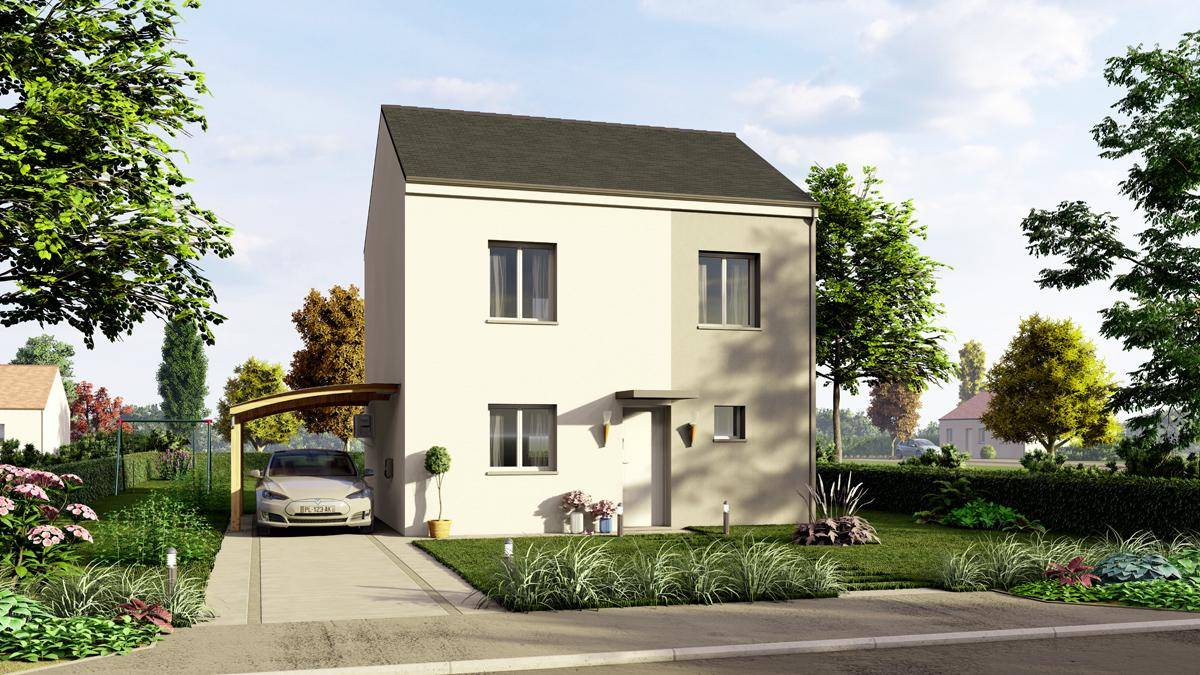 Programme terrain + maison à Saint-Méen-le-Grand en Ille-et-Vilaine (35) de 84 m² à vendre au prix de 166769€ - 1