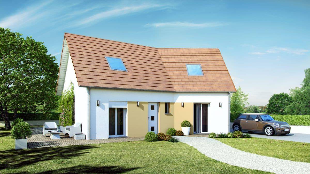 Programme terrain + maison à Salins-les-Bains en Jura (39) de 109 m² à vendre au prix de 219050€ - 1