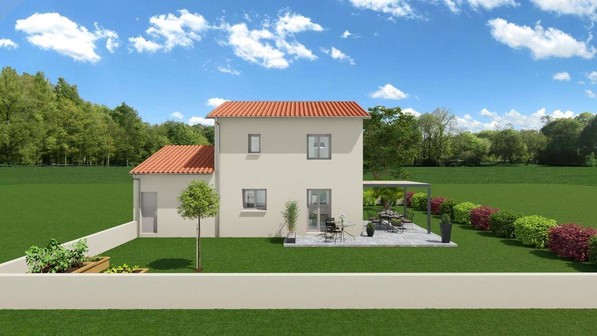Programme terrain + maison à Belleville-en-Beaujolais en Rhône (69) de 90 m² à vendre au prix de 260000€ - 3