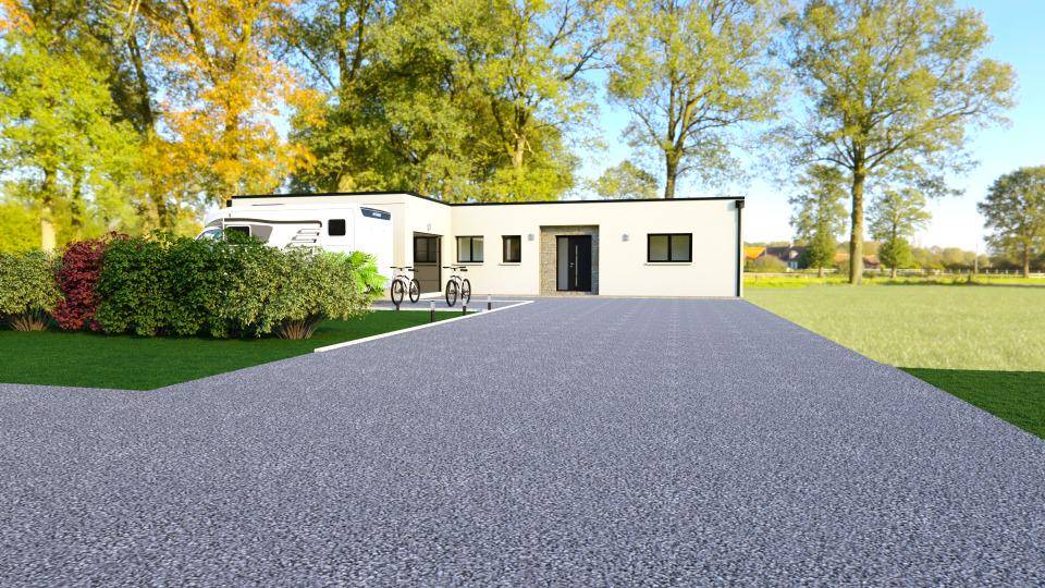 Programme terrain + maison à Bayeux en Calvados (14) de 135 m² à vendre au prix de 318000€ - 1