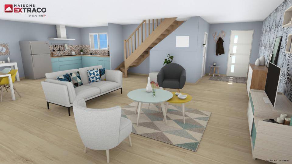 Programme terrain + maison à Le Tilleul en Seine-Maritime (76) de 184 m² à vendre au prix de 462900€ - 3