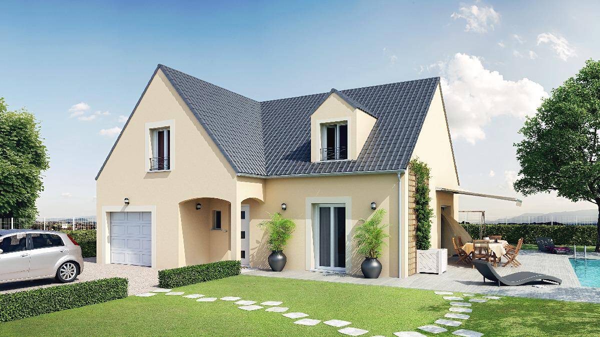 Programme terrain + maison à Saint-Loup-Géanges en Saône-et-Loire (71) de 100 m² à vendre au prix de 247579€ - 3