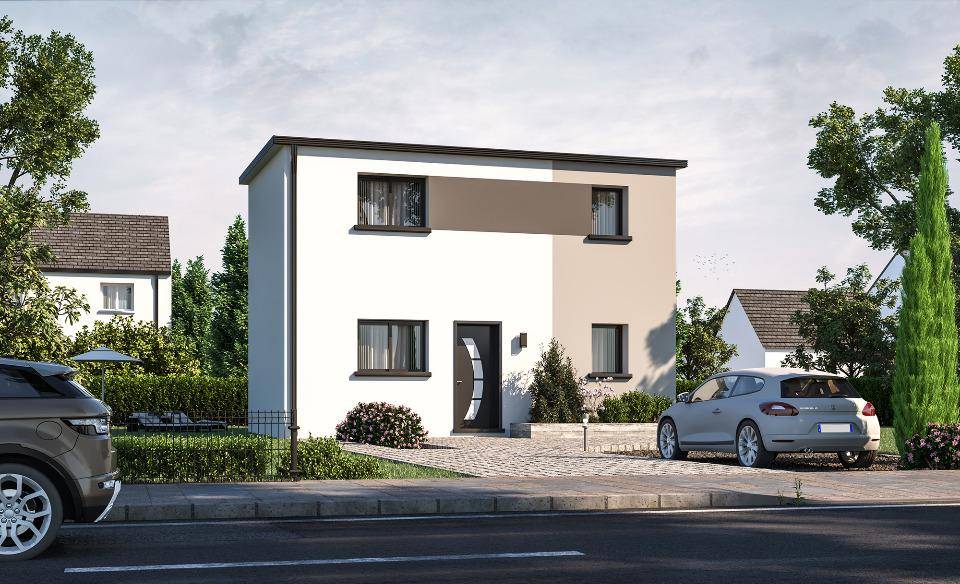 Programme terrain + maison à Romagné en Ille-et-Vilaine (35) de 86 m² à vendre au prix de 241500€ - 1