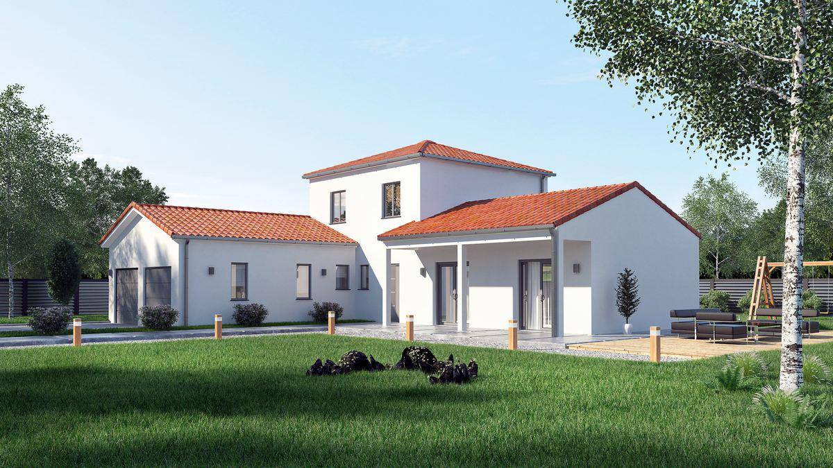 Programme terrain + maison à Espaly-Saint-Marcel en Haute-Loire (43) de 130 m² à vendre au prix de 428578€ - 1