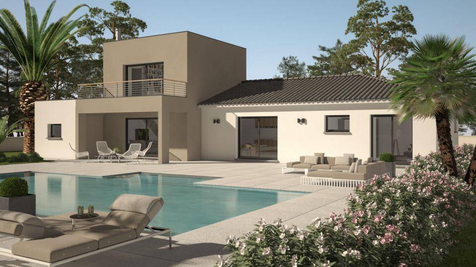 Programme terrain + maison à Montpellier en Hérault (34) de 130 m² à vendre au prix de 667500€ - 1