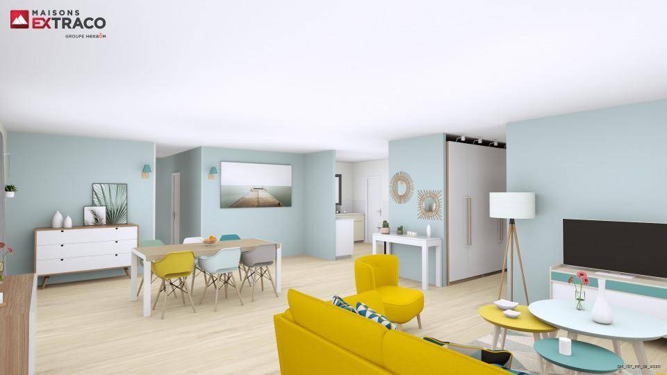 Programme terrain + maison à Criquebeuf-sur-Seine en Eure (27) de 137 m² à vendre au prix de 348000€ - 2