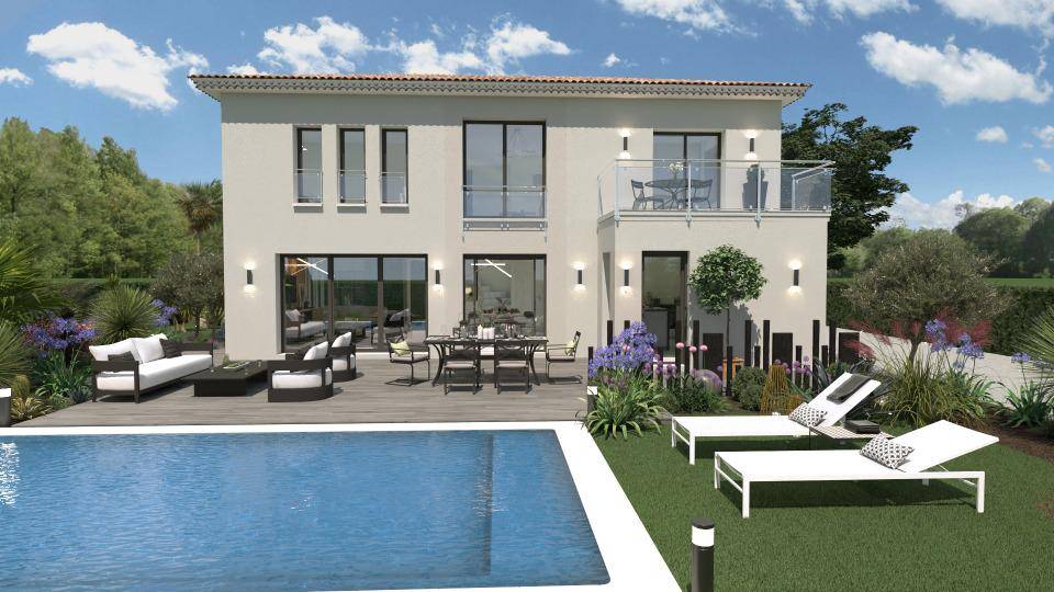 Programme terrain + maison à La Crau en Var (83) de 145 m² à vendre au prix de 790000€ - 3
