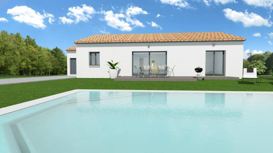Programme terrain + maison à Vagnas en Ardèche (07) de 115 m² à vendre au prix de 332500€ - 2