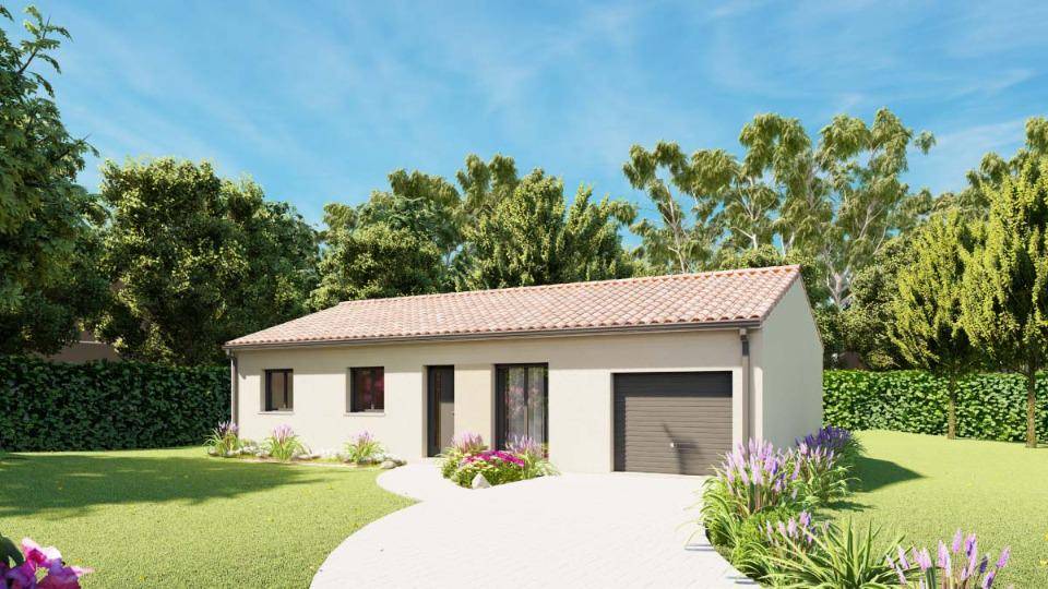Programme terrain + maison à Labouheyre en Landes (40) de 90 m² à vendre au prix de 210000€ - 1