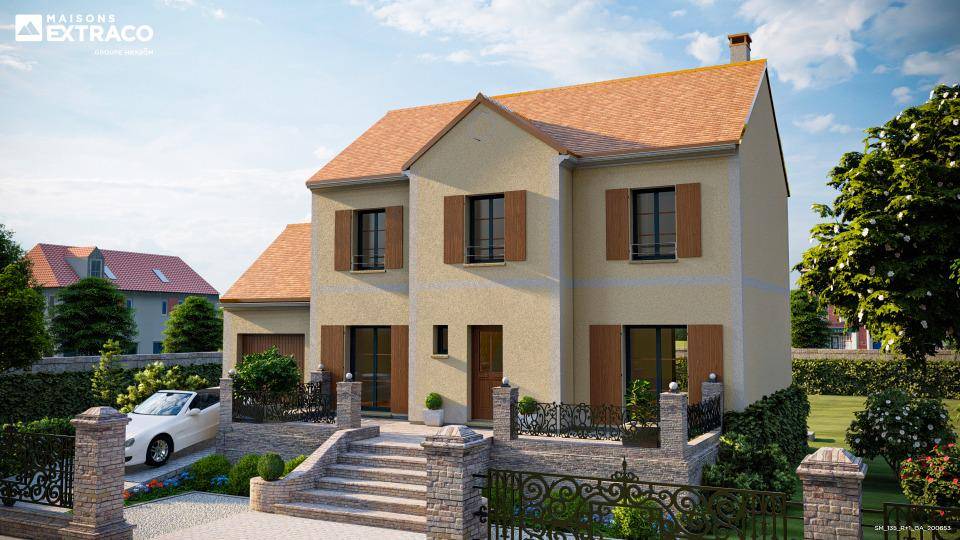 Programme terrain + maison à Villegats en Eure (27) de 135 m² à vendre au prix de 317400€ - 1