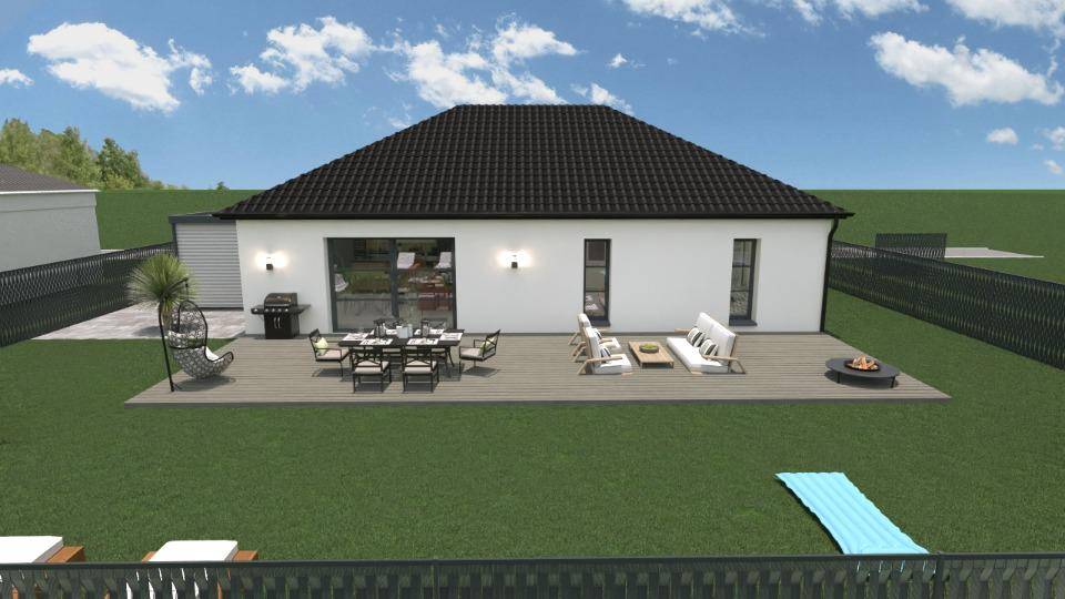Programme terrain + maison à Sains-en-Gohelle en Pas-de-Calais (62) de 93 m² à vendre au prix de 209129€ - 2