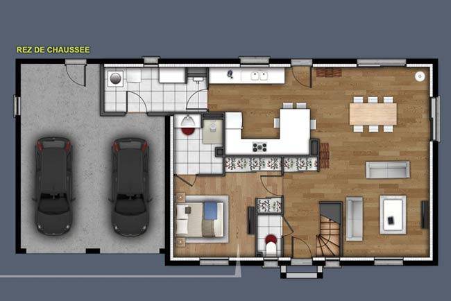 Programme terrain + maison à Le Vaudreuil en Eure (27) de 151 m² à vendre au prix de 406500€ - 3