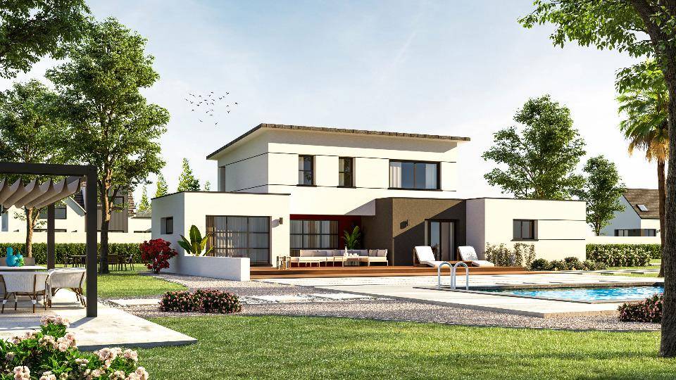 Programme terrain + maison à La Vicomté-sur-Rance en Côtes-d'Armor (22) de 168 m² à vendre au prix de 412000€ - 4