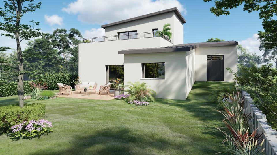 Programme terrain + maison à Huillé-Lézigné en Maine-et-Loire (49) de 91 m² à vendre au prix de 221000€ - 2