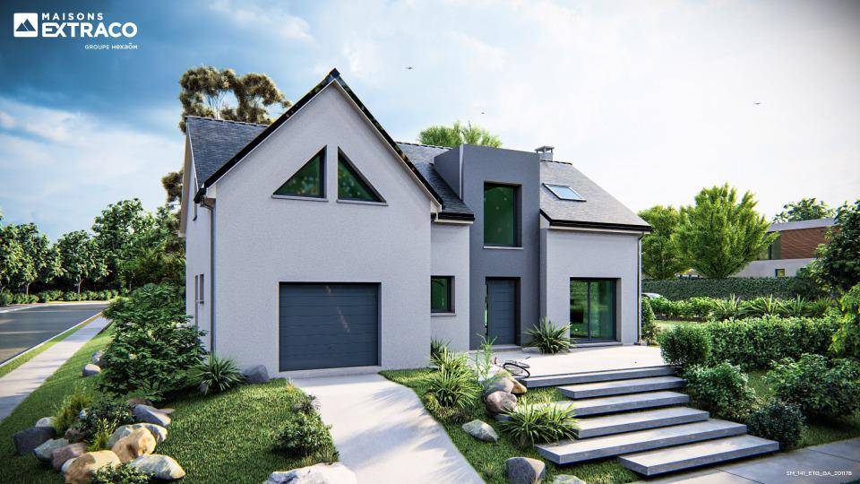 Programme terrain + maison à Martot en Eure (27) de 141 m² à vendre au prix de 321900€ - 1