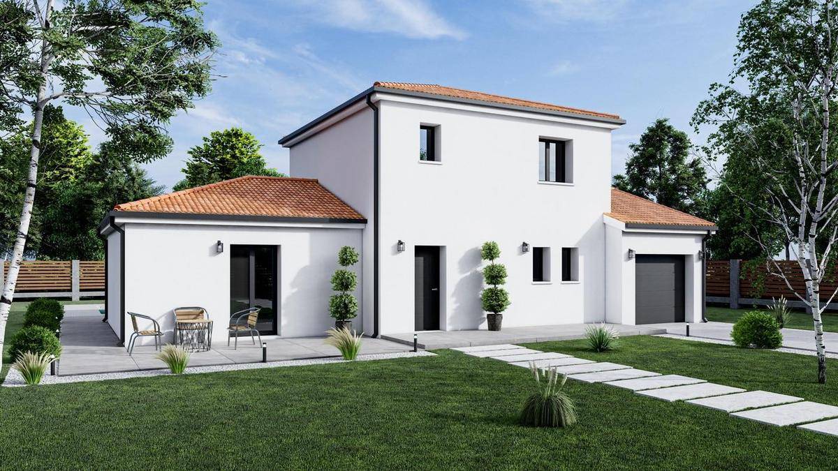 Programme terrain + maison à Creuzier-le-Vieux en Allier (03) de 100 m² à vendre au prix de 327435€ - 1
