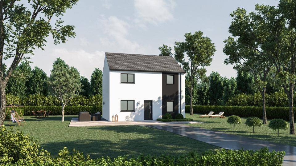 Programme terrain + maison à Monterfil en Ille-et-Vilaine (35) de 86 m² à vendre au prix de 226000€ - 1