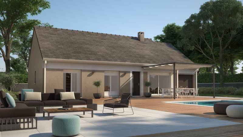 Programme terrain + maison à Fécamp en Seine-Maritime (76) de 92 m² à vendre au prix de 224500€ - 1