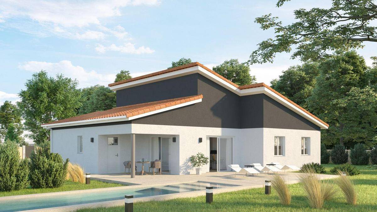 Programme terrain + maison à Campagne en Dordogne (24) de 86 m² à vendre au prix de 212350€ - 1
