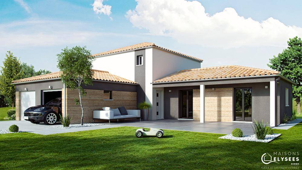 Programme terrain + maison à Meursac en Charente-Maritime (17) de 116 m² à vendre au prix de 315310€ - 1