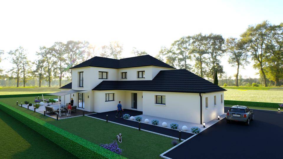 Programme terrain + maison à Romilly-sur-Andelle en Eure (27) de 195 m² à vendre au prix de 404000€ - 1