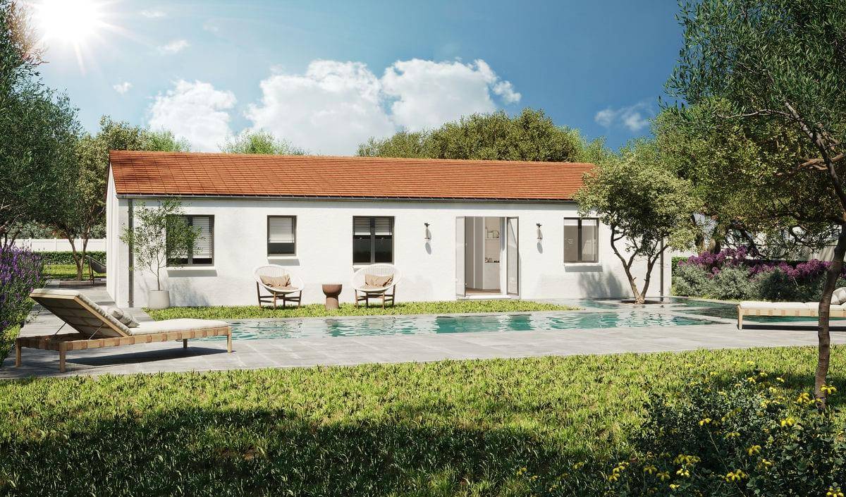 Programme terrain + maison à Escurolles en Allier (03) de 88 m² à vendre au prix de 176580€ - 2