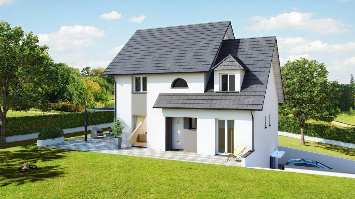 Programme terrain + maison à Montmorot en Jura (39) de 119 m² à vendre au prix de 275690€ - 1