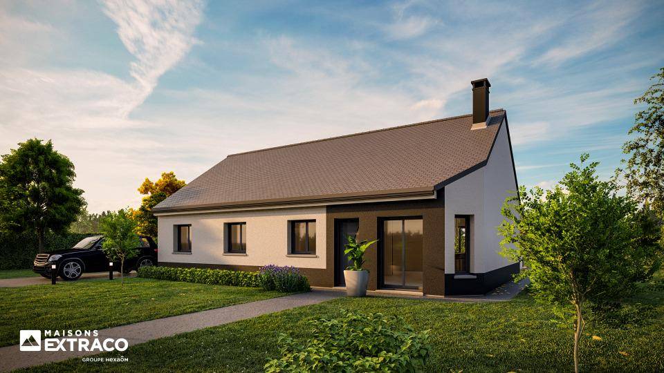 Programme terrain + maison à Saint-Sébastien-de-Morsent en Eure (27) de 95 m² à vendre au prix de 211980€ - 2