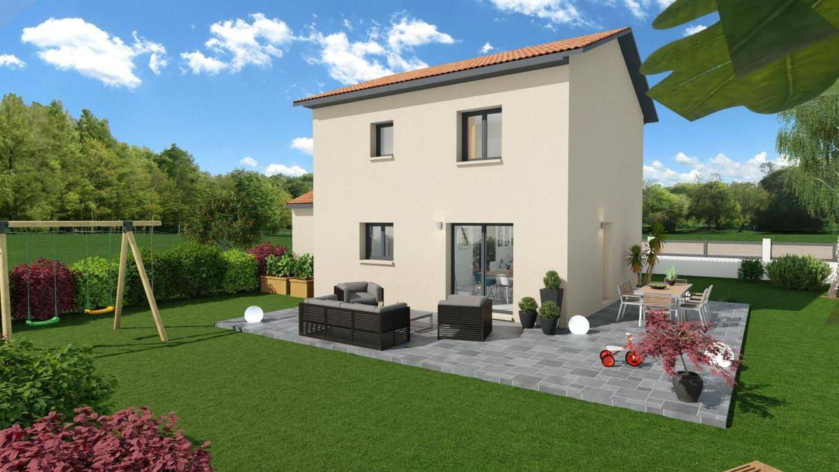 Programme terrain + maison à Villefranche-sur-Saône en Rhône (69) de 90 m² à vendre au prix de 419000€ - 4