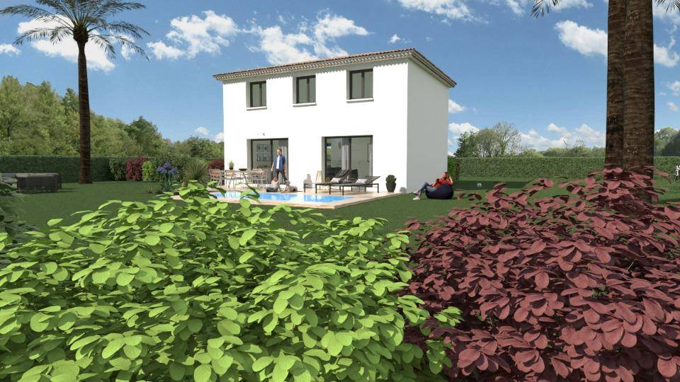 Programme terrain + maison à Roquebrune-sur-Argens en Var (83) de 98 m² à vendre au prix de 487000€ - 2