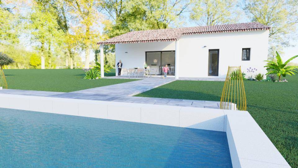 Programme terrain + maison à Saint-Alexandre en Gard (30) de 90 m² à vendre au prix de 228800€ - 1