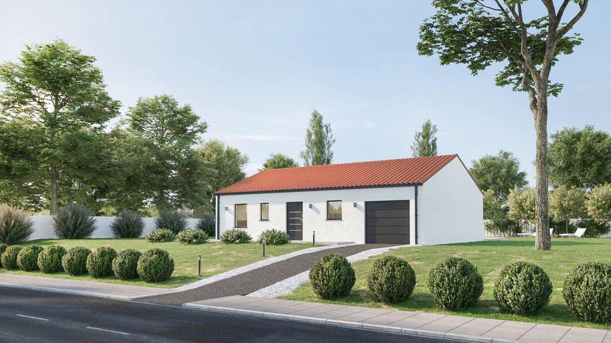 Programme terrain + maison à Mesnard-la-Barotière en Vendée (85) de 70 m² à vendre au prix de 181891€ - 2