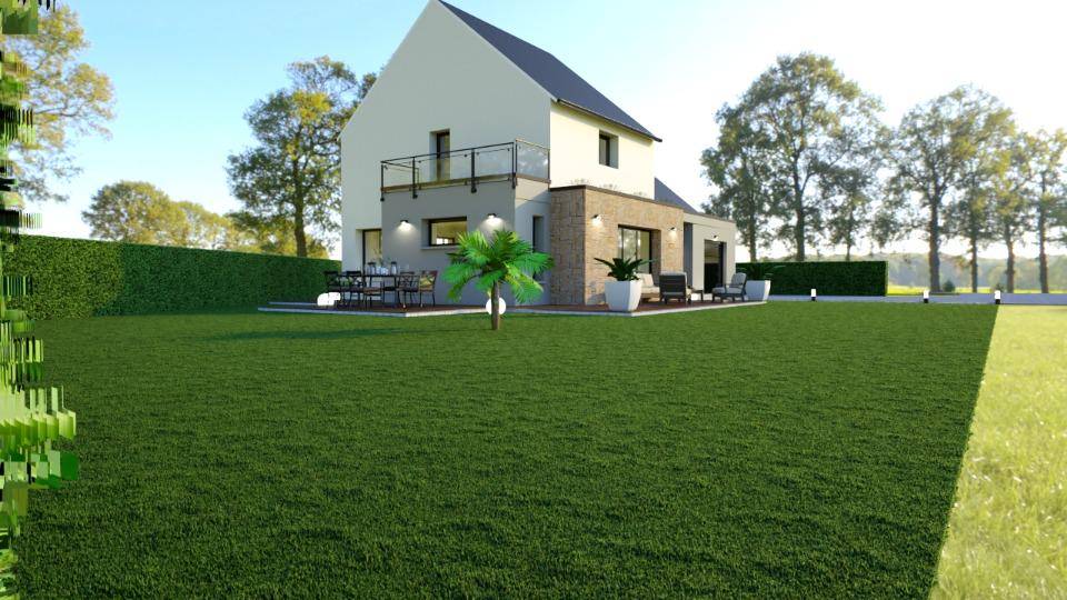 Programme terrain + maison à Tour-en-Bessin en Calvados (14) de 135 m² à vendre au prix de 400000€ - 2