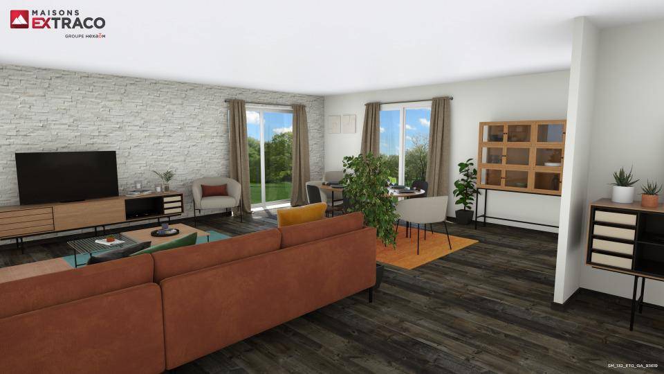 Programme terrain + maison à Lommoye en Yvelines (78) de 132 m² à vendre au prix de 307800€ - 2