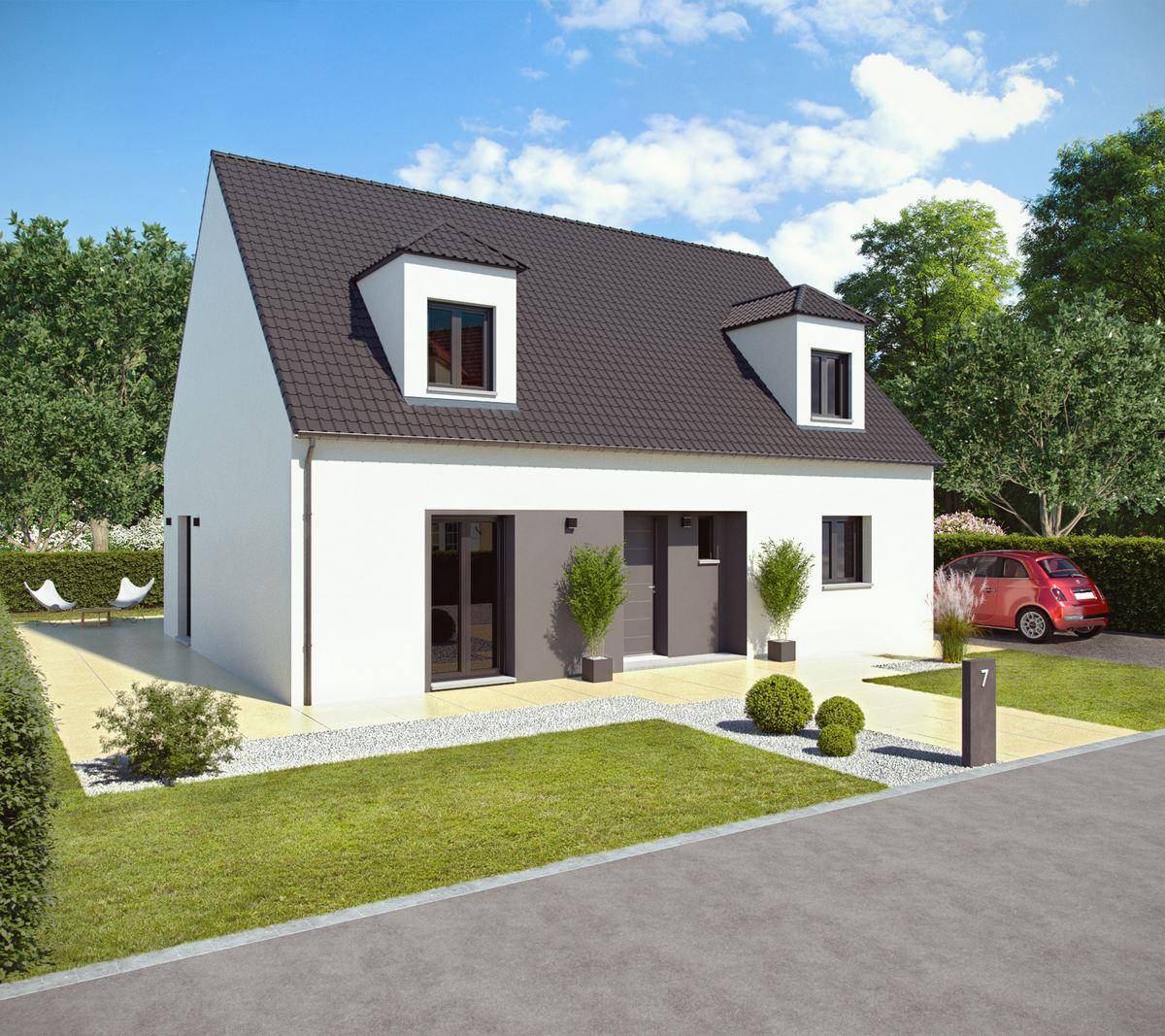 Programme terrain + maison à Coulommes-la-Montagne en Marne (51) de 133 m² à vendre au prix de 323413€ - 1