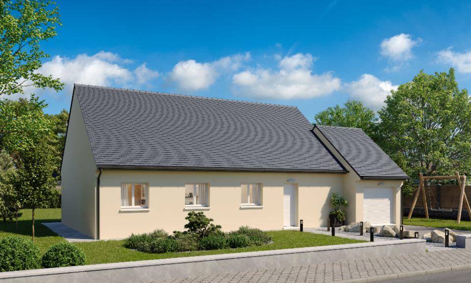 Programme terrain + maison à Bully-les-Mines en Pas-de-Calais (62) de 100 m² à vendre au prix de 195000€ - 1