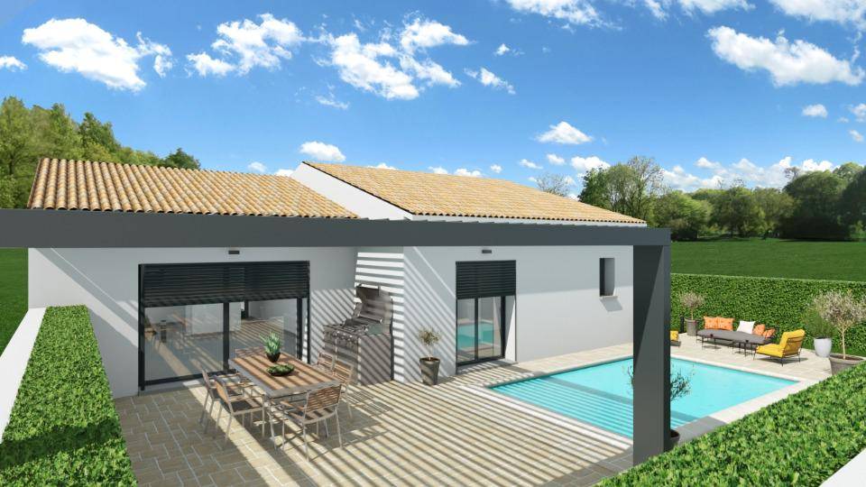 Programme terrain + maison à Sauveterre en Gard (30) de 100 m² à vendre au prix de 310000€ - 2