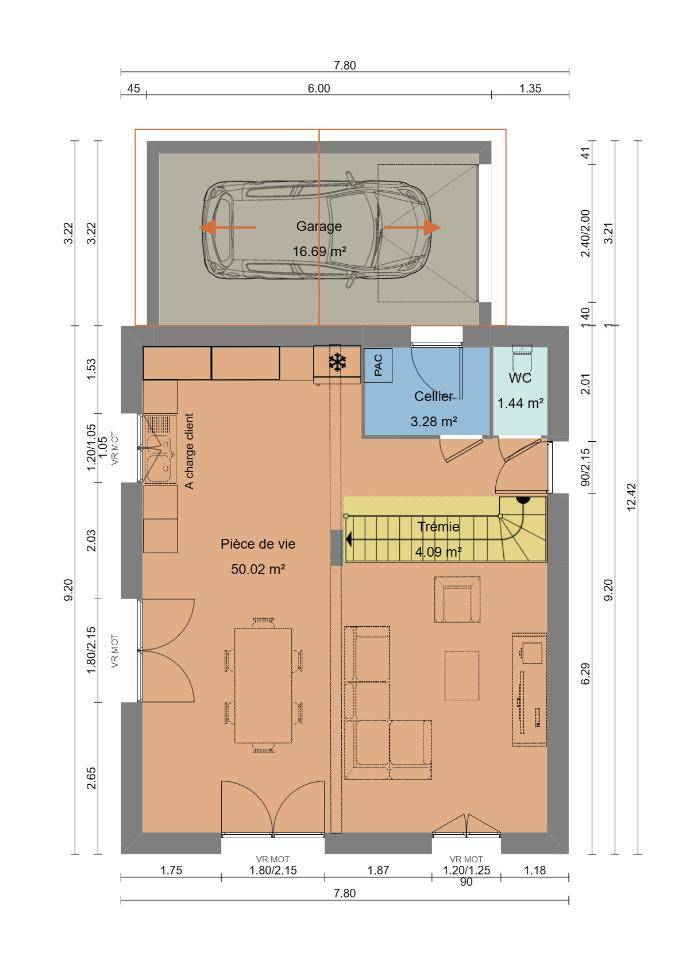 Programme terrain + maison à Chilly en Haute-Savoie (74) de 112 m² à vendre au prix de 373800€ - 2