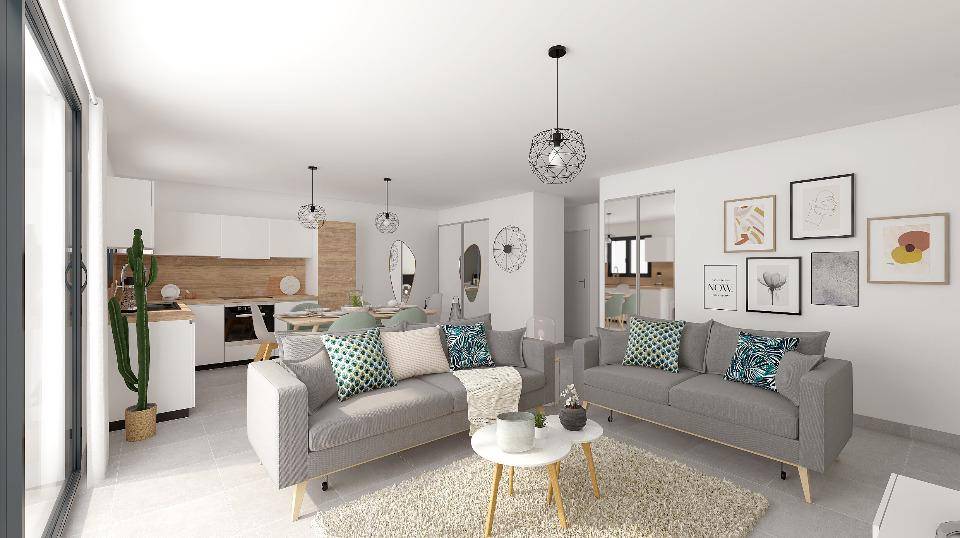 Programme terrain + maison à Les Aspres en Orne (61) de 101 m² à vendre au prix de 204650€ - 3