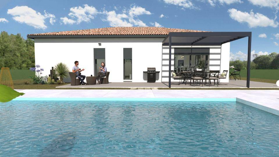 Programme terrain + maison à Saint-Ambroix en Gard (30) de 112 m² à vendre au prix de 289900€ - 1