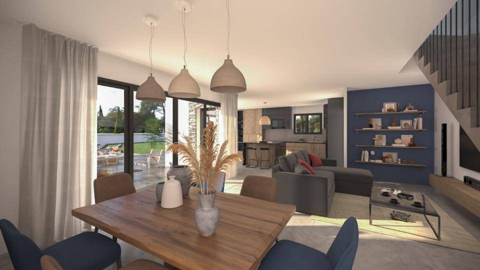 Programme terrain + maison à Camaret-sur-Aigues en Vaucluse (84) de 119 m² à vendre au prix de 449000€ - 3