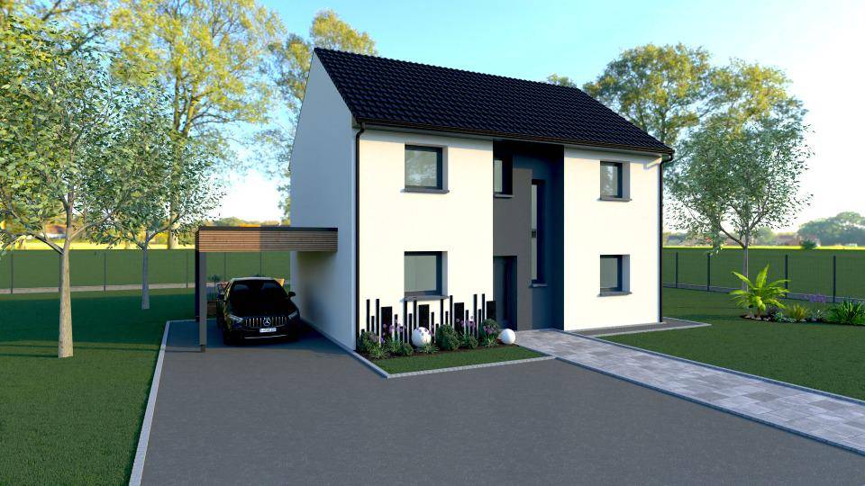 Programme terrain + maison à Dennebrœucq en Pas-de-Calais (62) de 120 m² à vendre au prix de 279100€ - 1