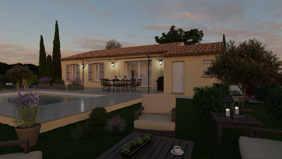 Programme terrain + maison à Caseneuve en Vaucluse (84) de 93 m² à vendre au prix de 345300€ - 2