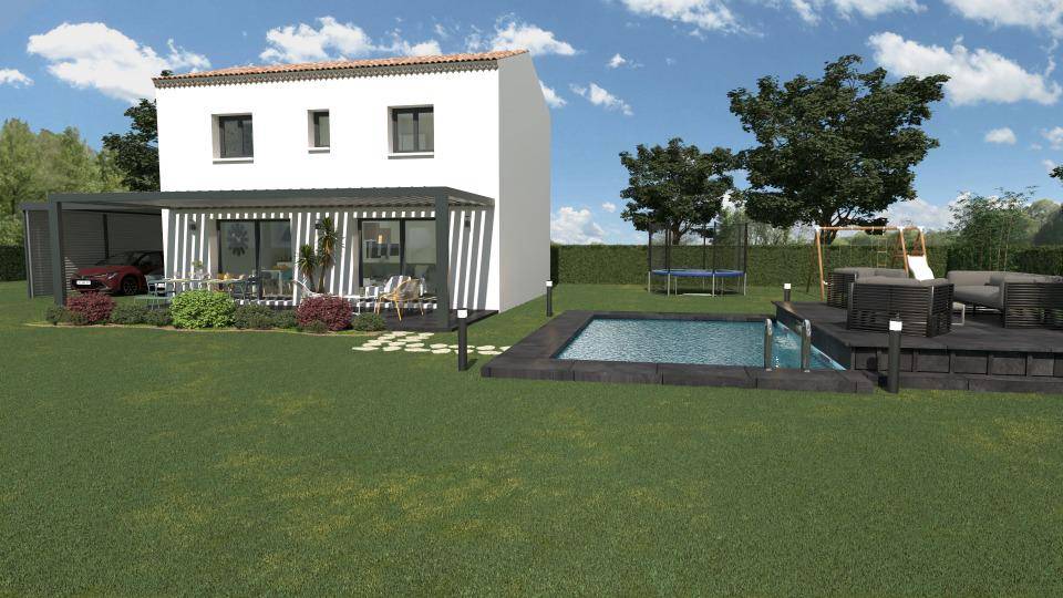 Programme terrain + maison à Roquebrune-sur-Argens en Var (83) de 98 m² à vendre au prix de 481000€ - 1